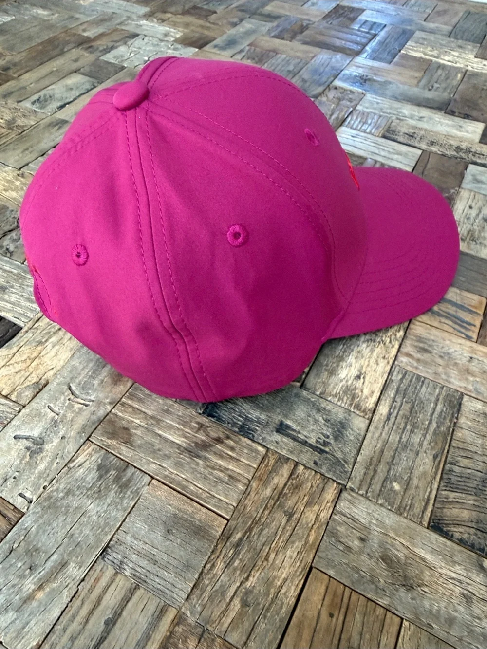 Poppi Embroidered Pink Baseball Cap